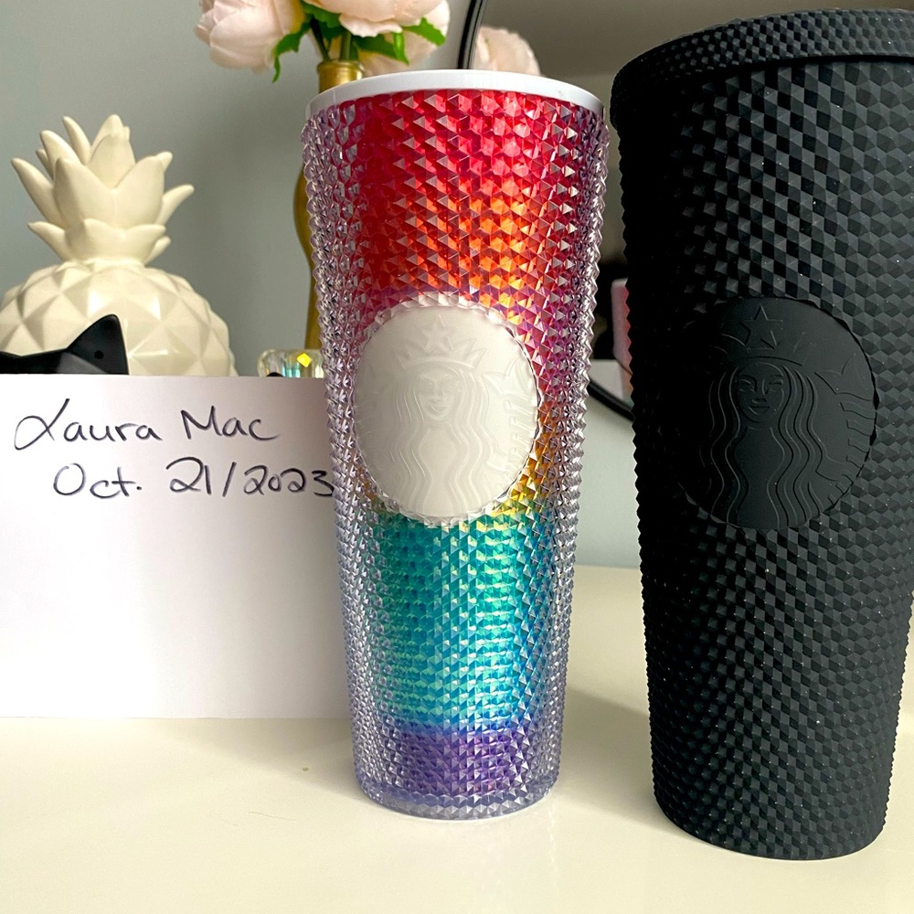 Starbucks studded tumblers